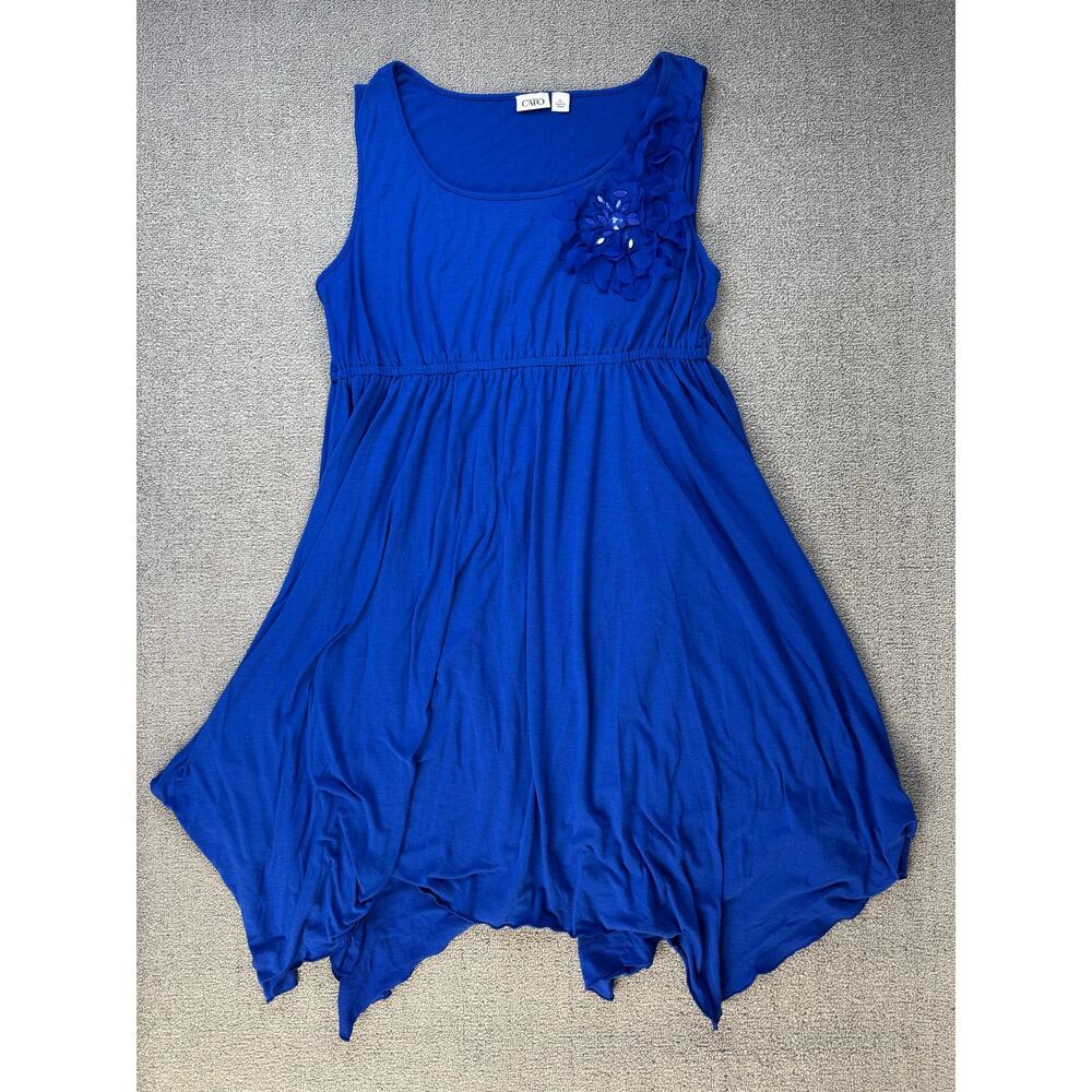 Cato Dress Sleeveless Mini Asymmetrical Hem Size XL